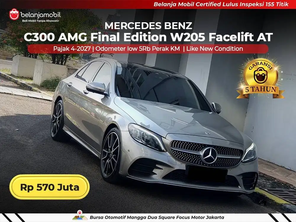 [LOW KM 5RB] Mercedes Benz Mercy C300 AMG Final Edition W205 2020/2021