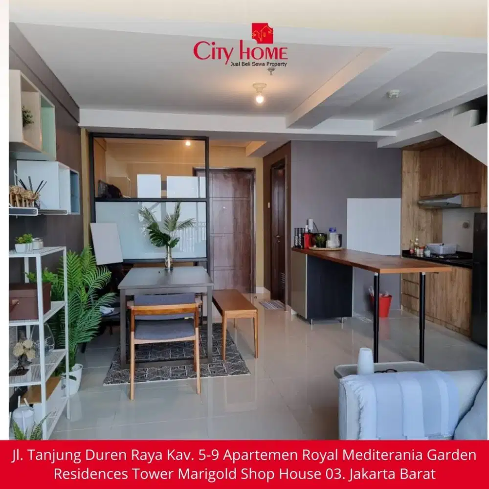 Dijual Neo Soho Residence 1BR Furnished Luas 104 m² Murah