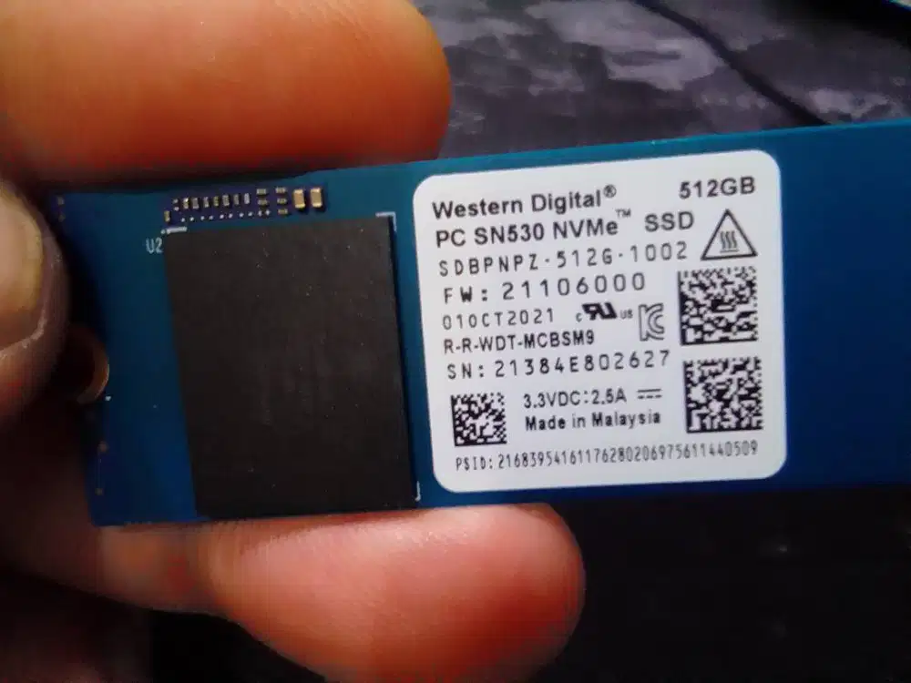 SSD Nvme WD 512GB