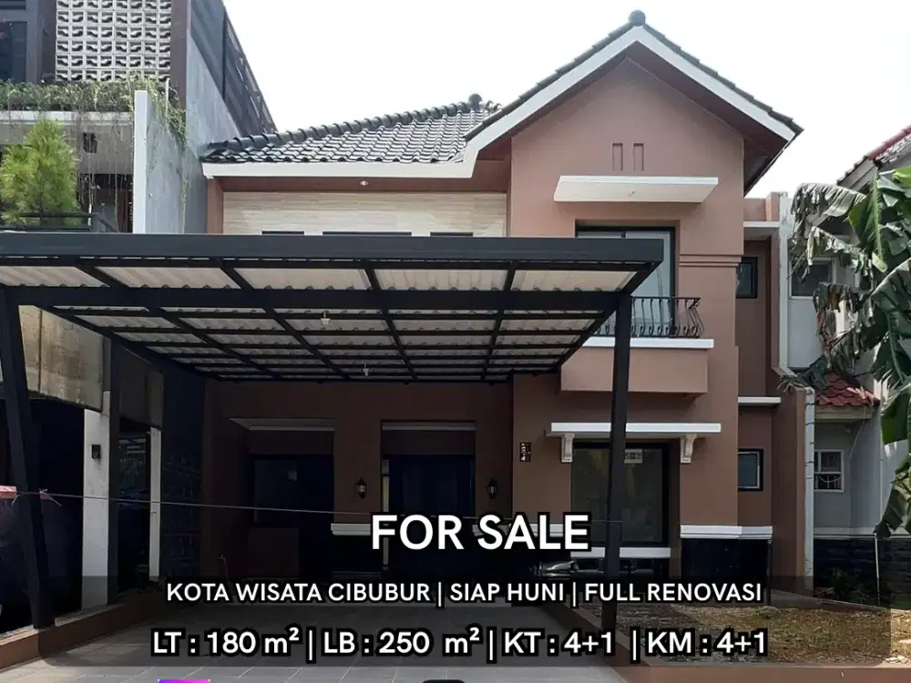 Jual Rumah di Kota Wisata Cibubur