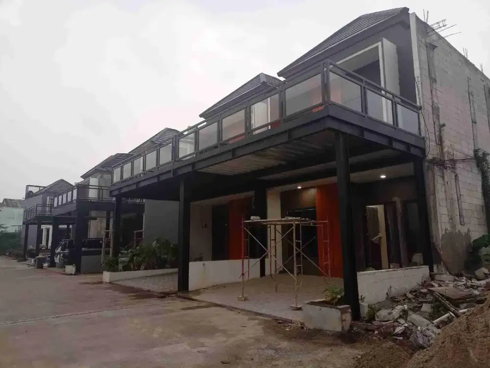 Rumah dijual dalam cluster lokasi pinggir jalan raya utama jatiwarna 5menit ke tol JORR