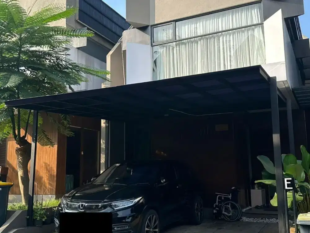 CANTIK, FURNISHED, fasilitas Swimming Pool Rumah Cluster CIpayung Jakarta Timur