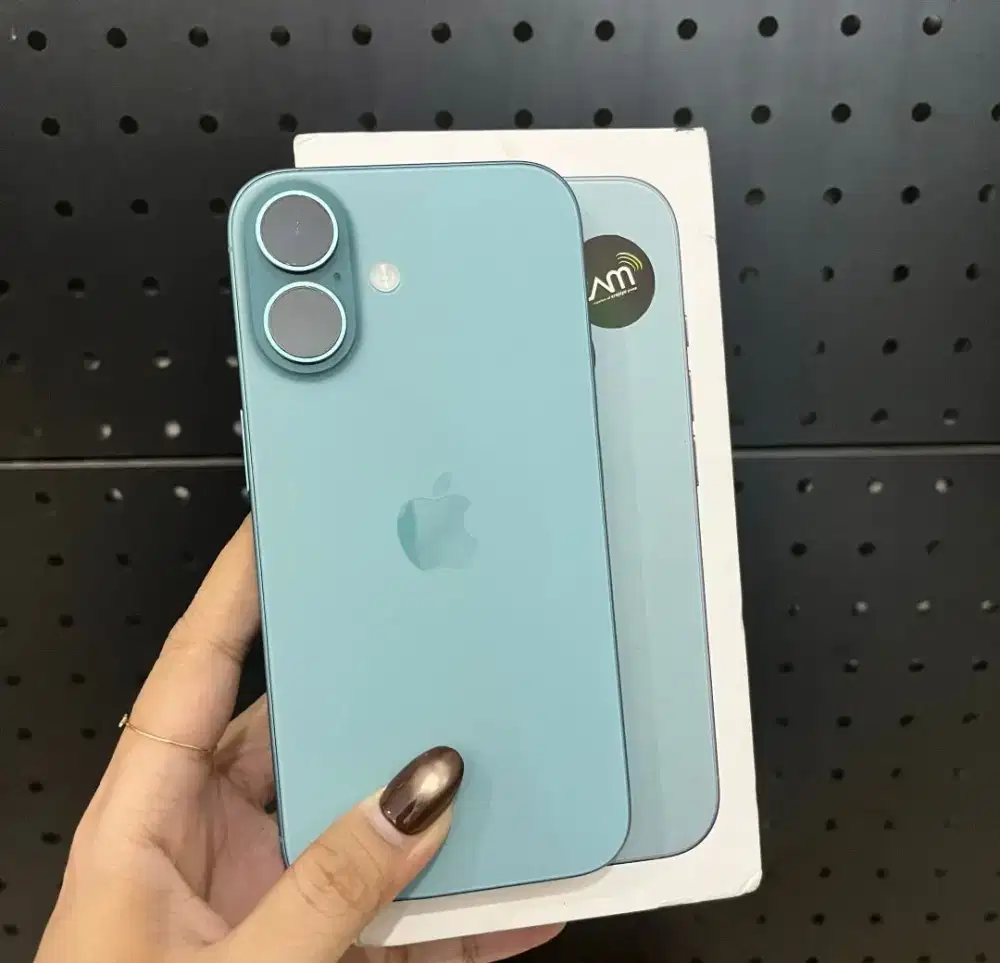 iPhone 16 128 teal resmi ibox di Eleven cell