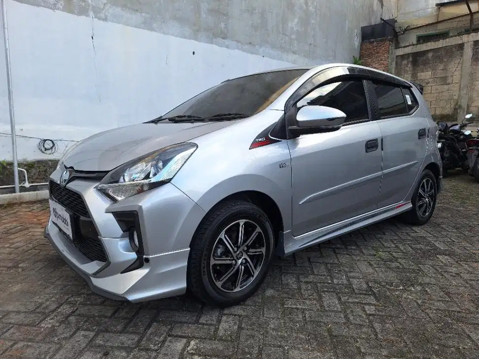 DP MURAH Toyota Agya 1.2 TRD Sportivo Bensin-AT 2021 Silver CYCFD