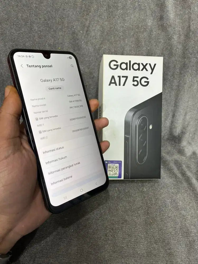 samsung A17 8/256 5G like new