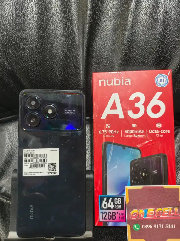 Nubia A36 Ram 4+8/64GB Fullset Ori Mulus