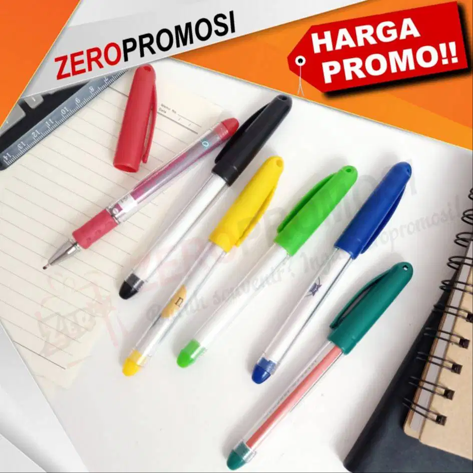 Pulpen Boss Aktif Jell Insert Sticker Custom Logo – Souvenir Promosi