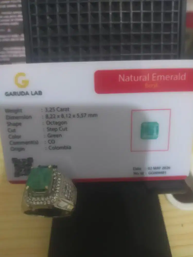 Batu natural emerald beryl /zambrud