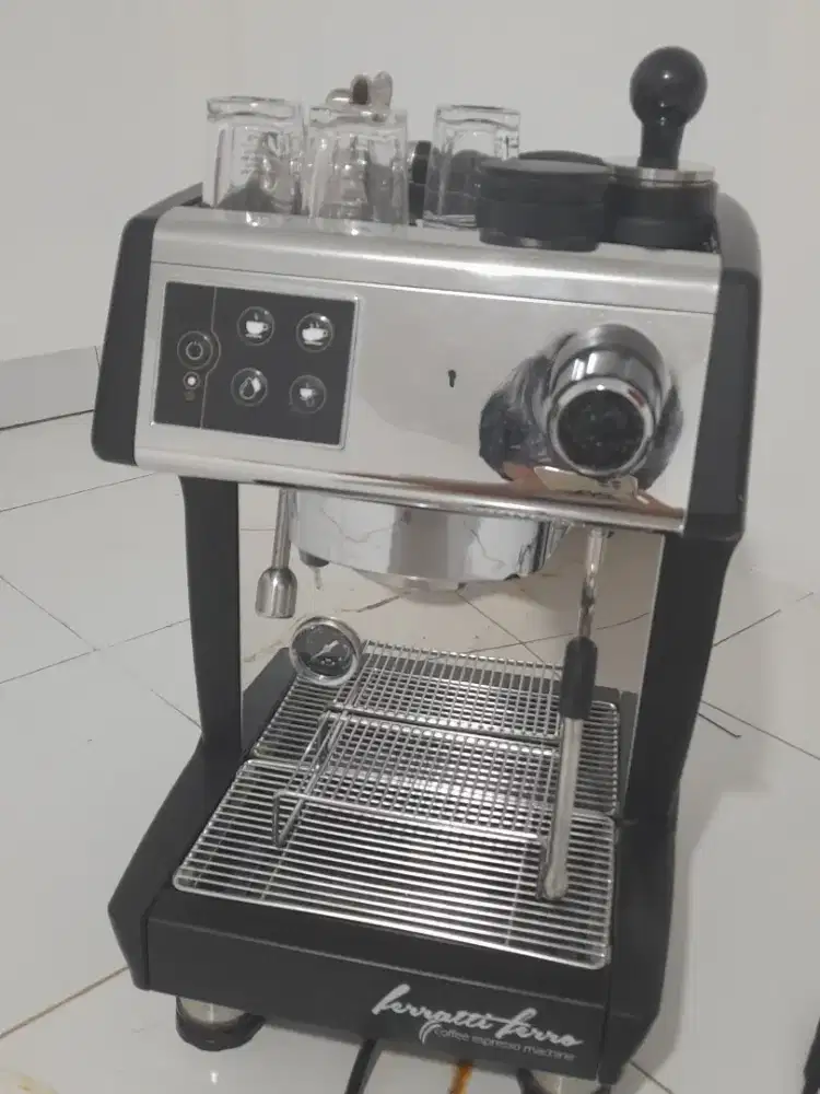BISA NEGO Ferratti Ferro Espresso Machine FCM-3200D Dual Boiler Black