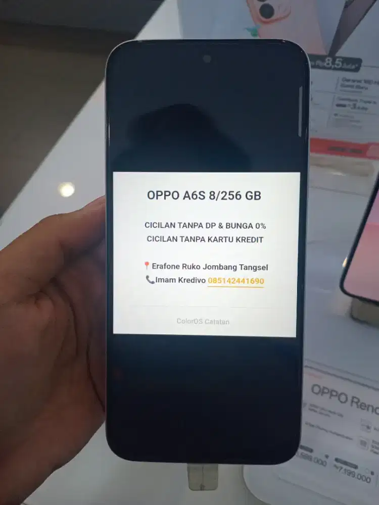 OPPO A6s 8/255 GB Cicilan Tanpa DP