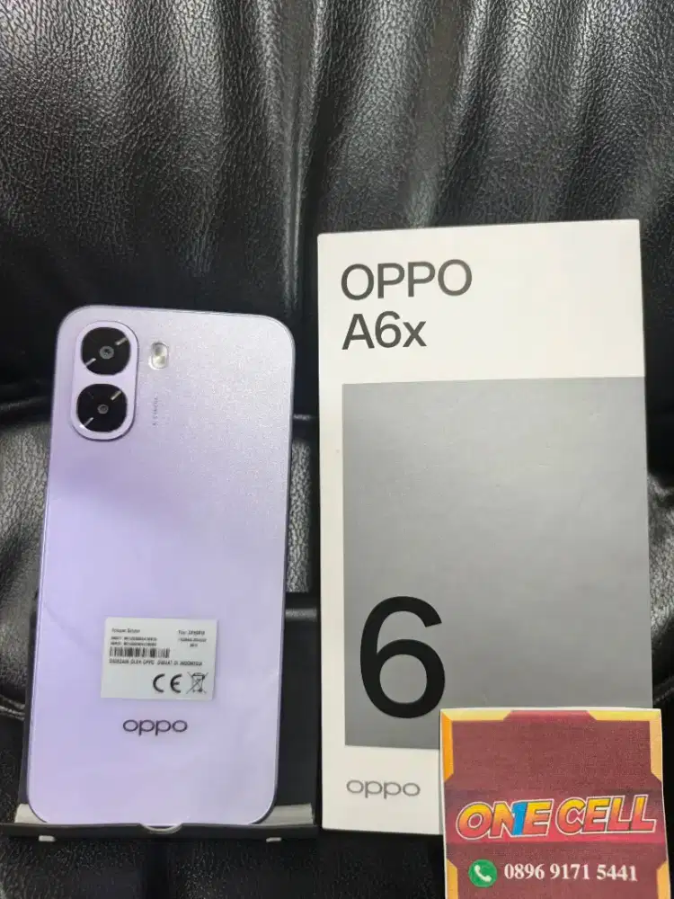 Oppo A6x Ram 4+8/64GB Fullset Ori Mulus