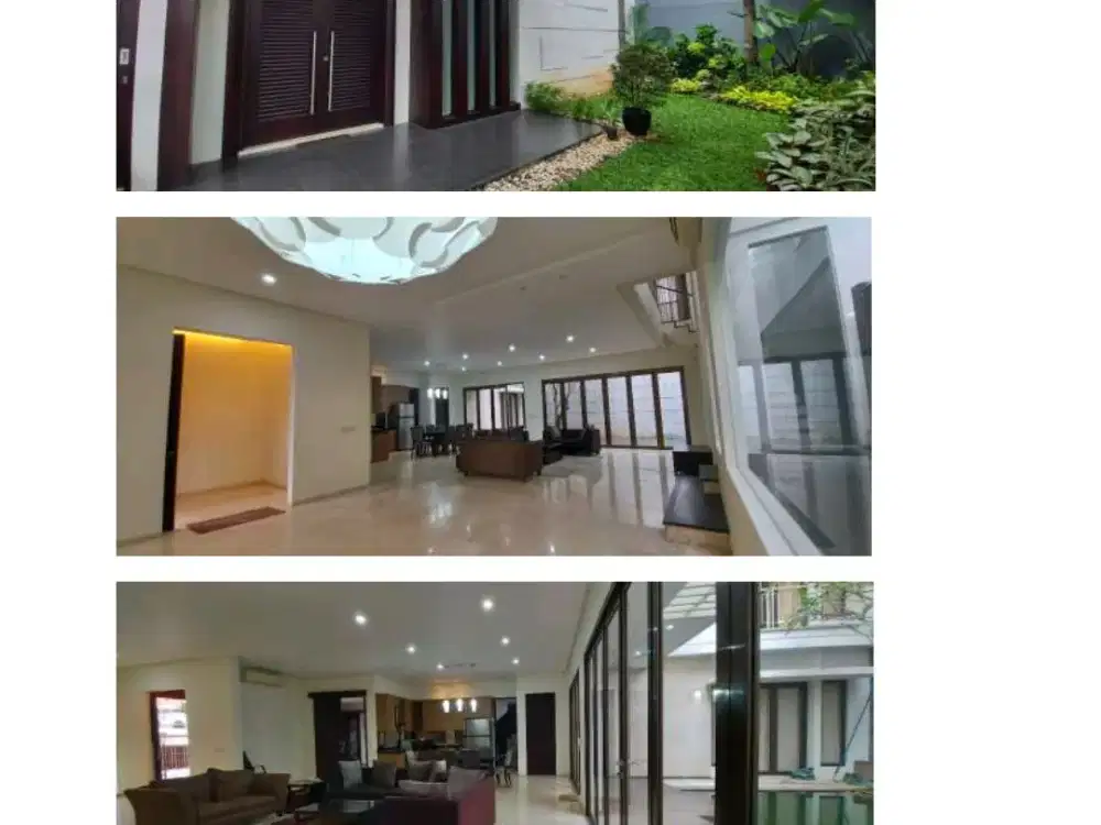Disewakan Rumah Mewah 4 Br Luas 490 M2 Siap Huni Private Pool, Tulodong Jakarta Selatan
