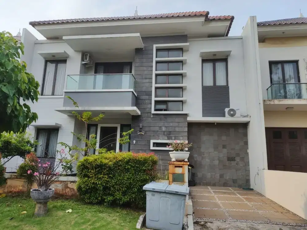 Dijual rumah cantik full furnished siap huni kondisi sangat terawat di Harapan Indah Cluster Taman Cemara Bekasi