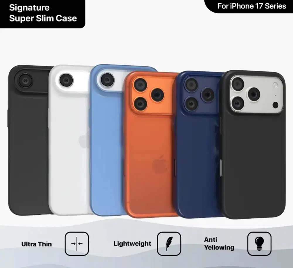 apple iphone 17 promax Asenaru ultra thin case