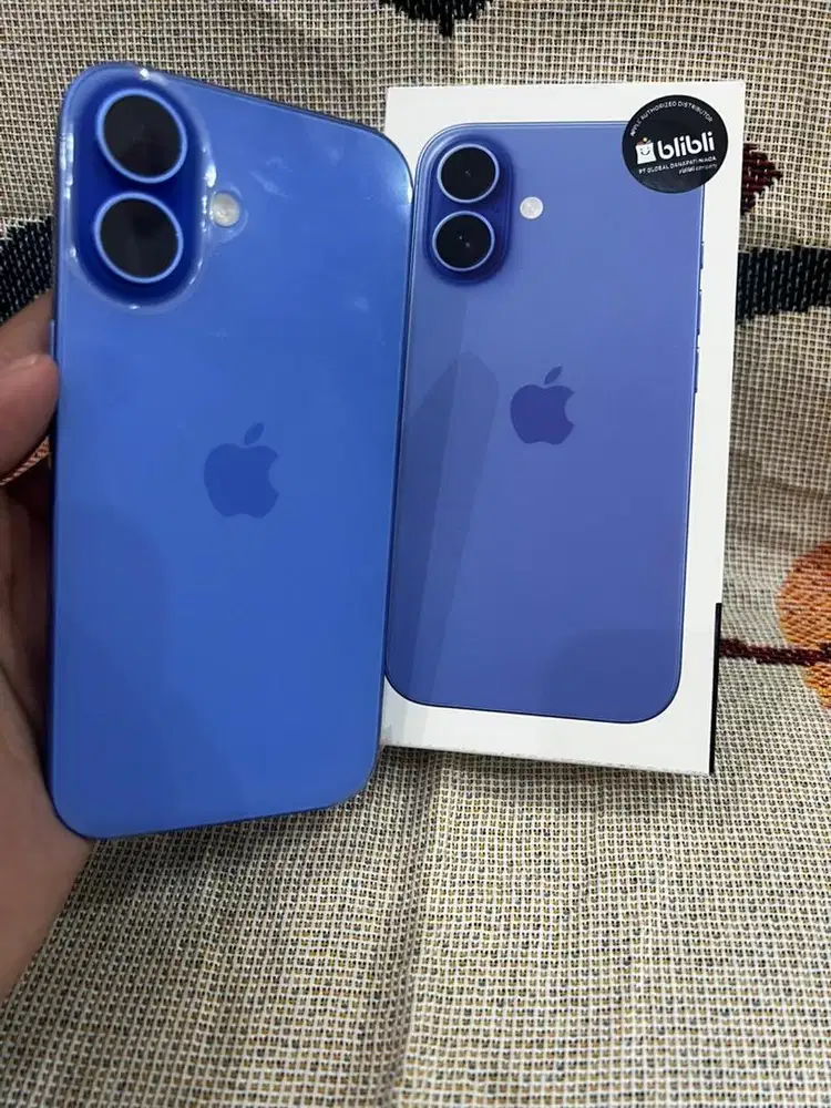 Iphone 16 128 warna Purple Garansi Masih Aktif Nego Tipis