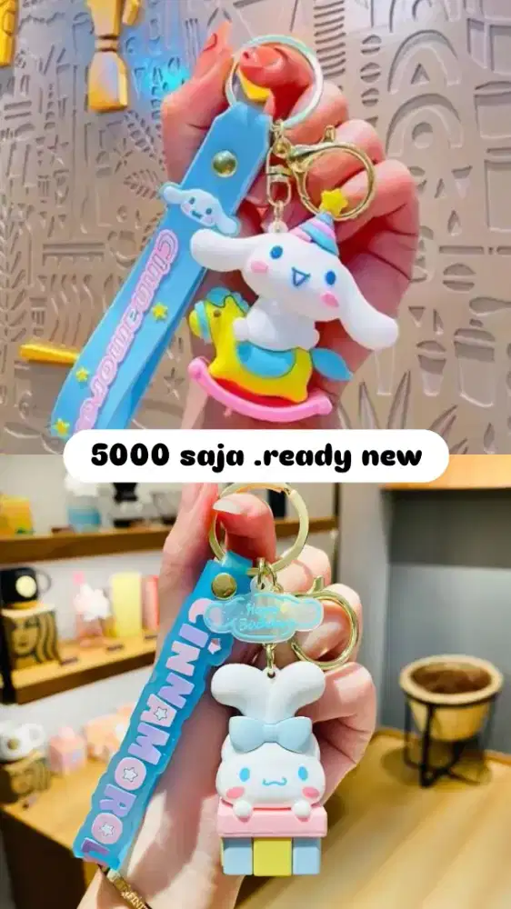 Gantungan kunci karakter lucu terbaru.