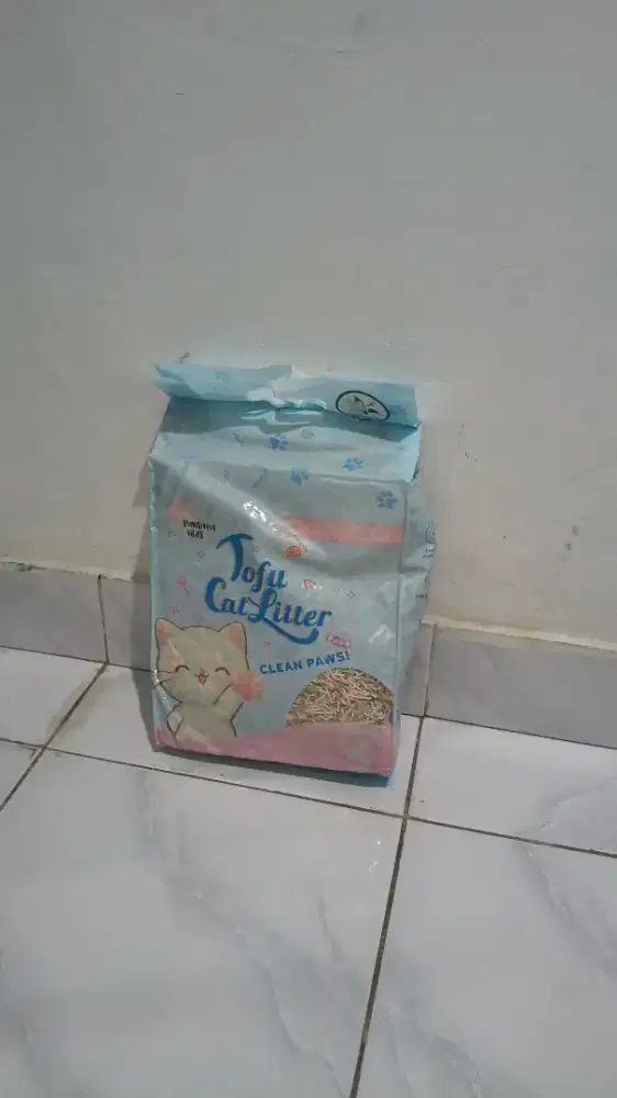 Pasir kucing tofu dan mix