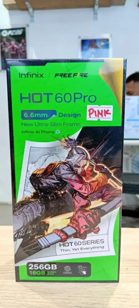 Infinix hot 60pro NFC AMOLED,ram 8gb Rom 256gb