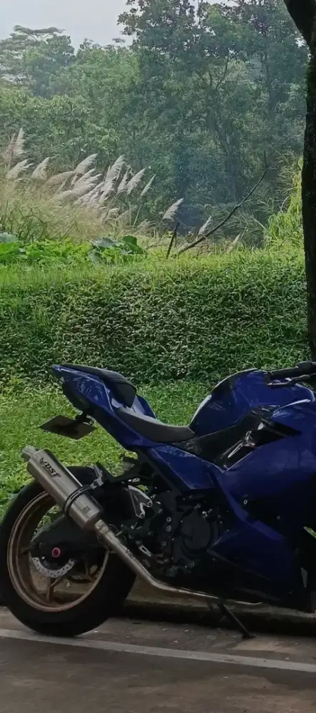 Knalpot full system ninja 250 new merek DST. Kenalpot full system