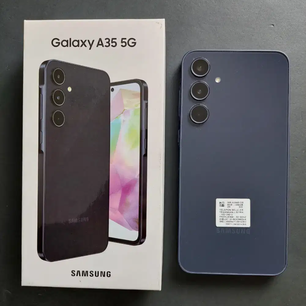 SAMSUNG GALAXY A35 5G 8GB/256GB AWESOME NAVY EX GARANSI RESMI