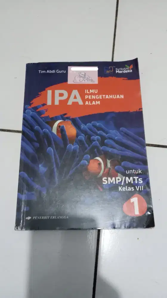 Buku pelajaran kelas 7 dan 8