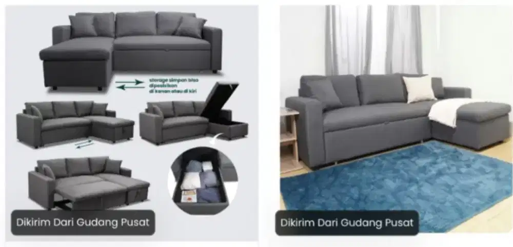 Sofa L selonjor