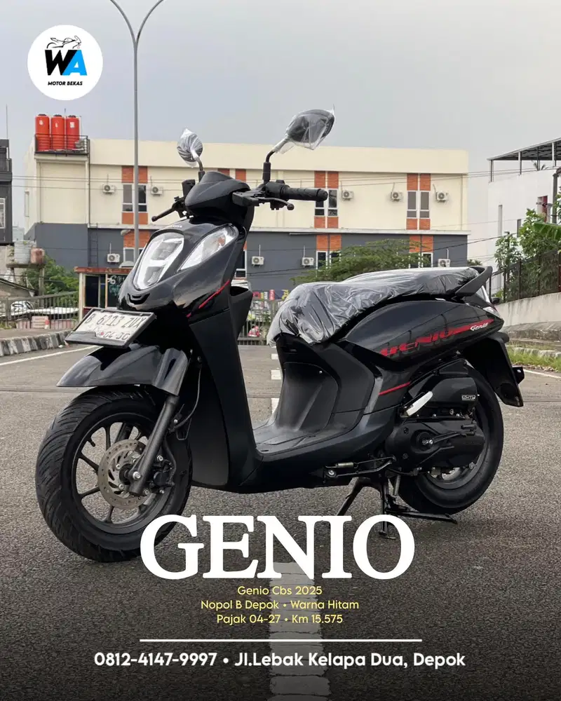 Cash/Kredit Honda Beat Genio Cbs Tahun 2025 GARANSI MESIN