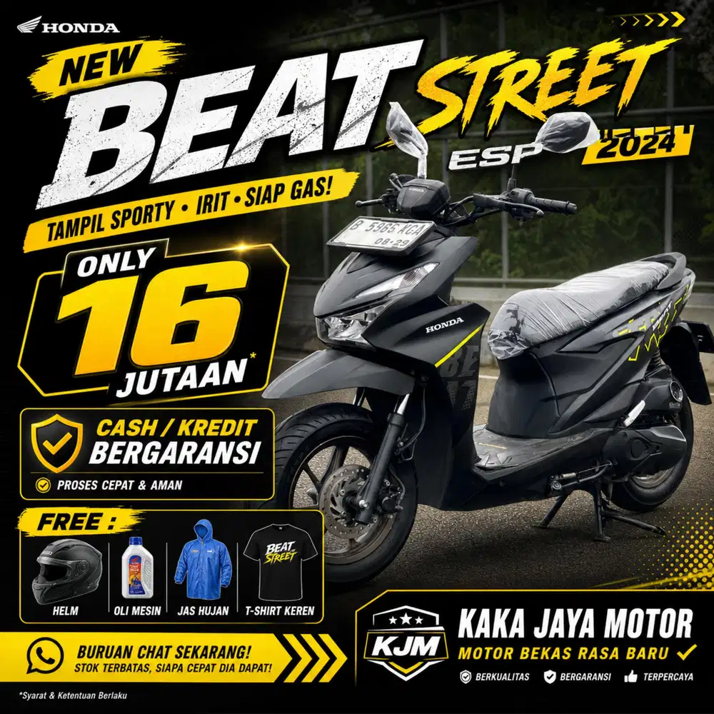 Kredit New BEAT STREET ESP 2024 Bagus Mulus