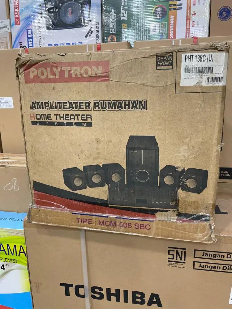 Dijual cepat home theater pokytron baru
