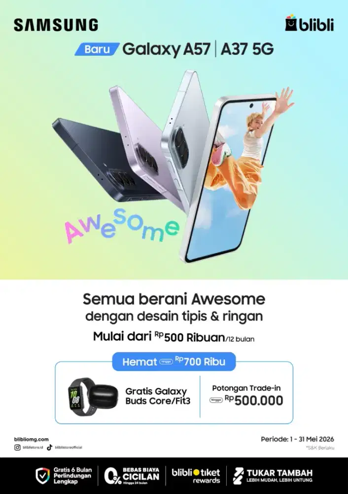 Samsung Galaxy A37 Free Buds Core or Fit3