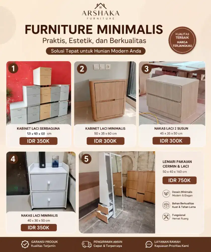 Nakas Minimalis Ready stok