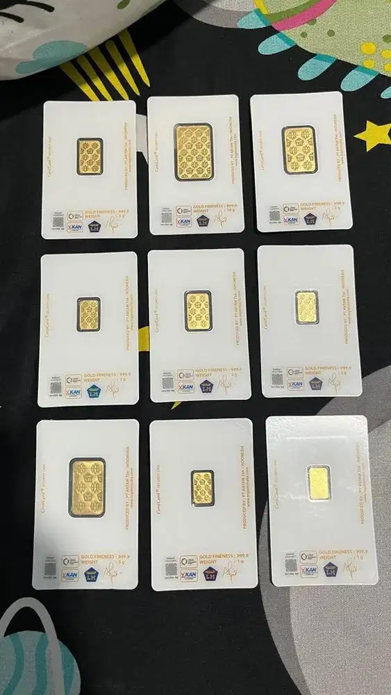 Dijual emas Logam mulia merk Antam