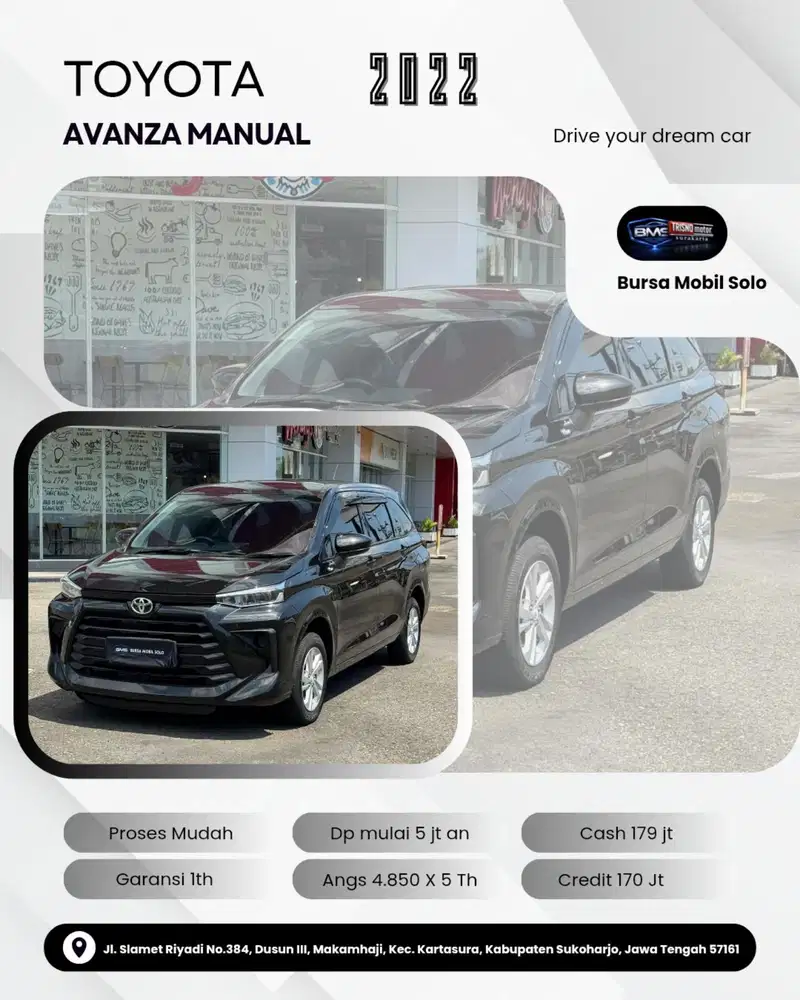 ( DP 5JT ) TOYOTA AVANZA 2022 MANUAL