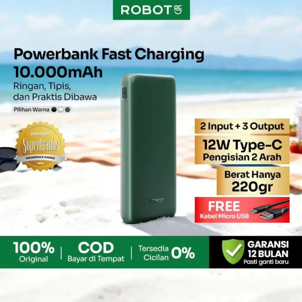 POWERBANK ROBOT 10000 MAH