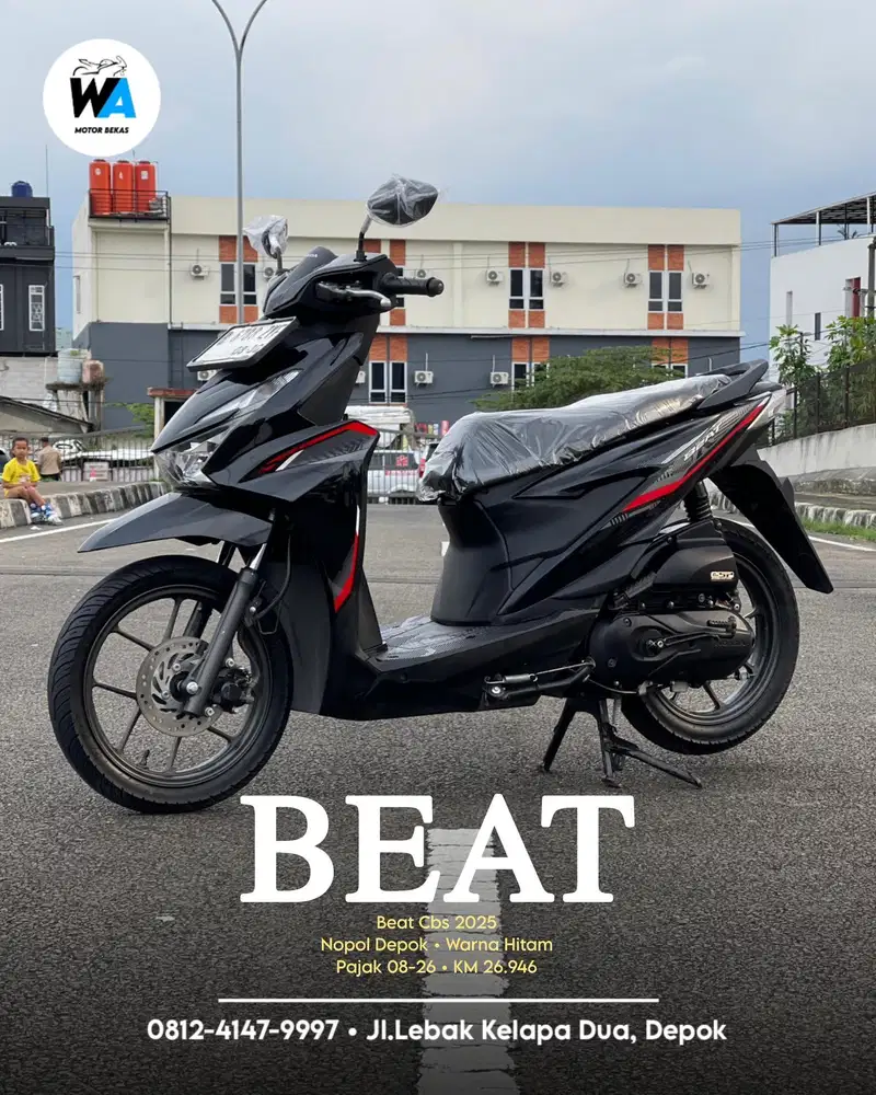 Cash/Kredit Honda Beat Cbs Tahun 2025 GARANSI MESIN