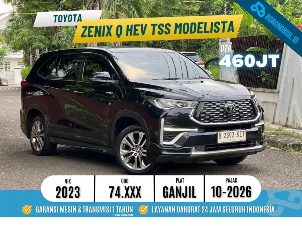 Kijang innova Zenix Q HV modelista TSS 2023 AT