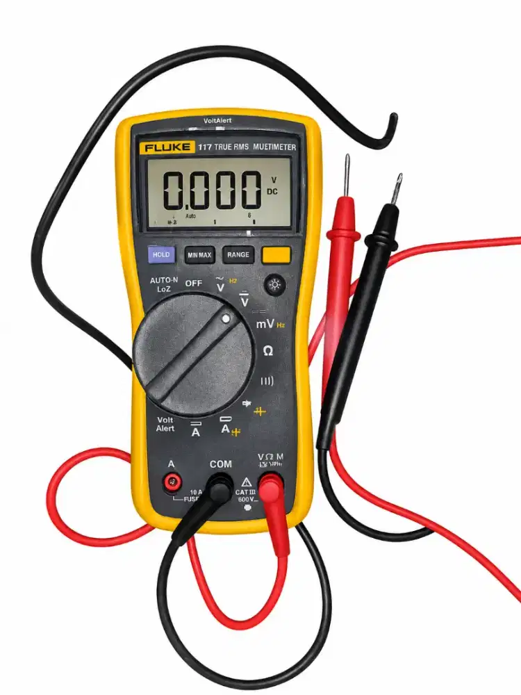 Fluke 117 true rms multimeter + probe original fluke