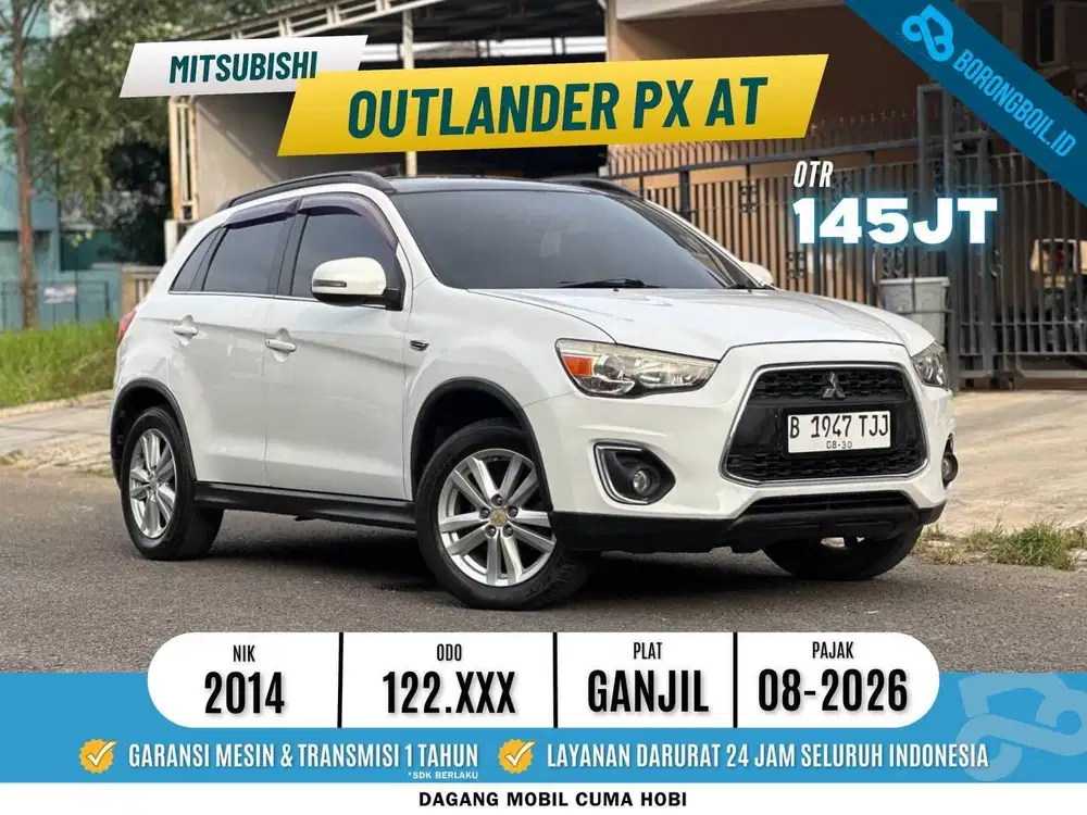 TERMURAH!!OUTLANDER PX AT 2014 PUTIH FAVORIT