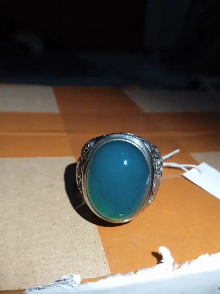 Bacan Kristal Ring Perak
