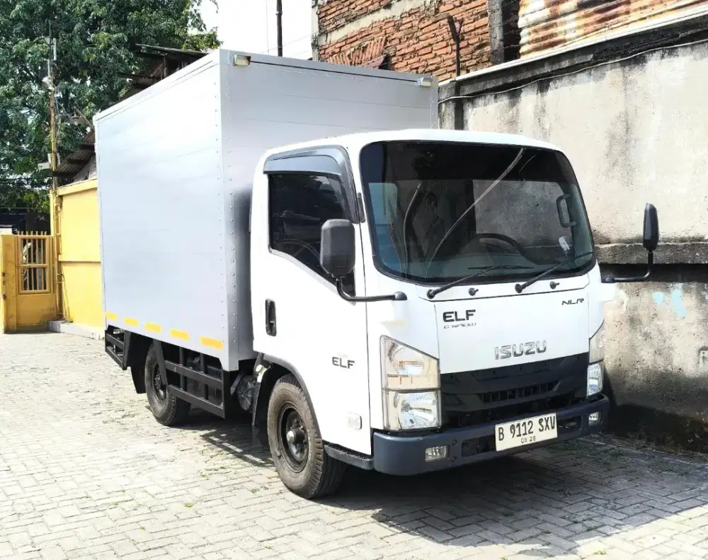 MULUS+banBARU MURAH CDE Isuzu elf engkel NLR Box aluminium 2023 bok