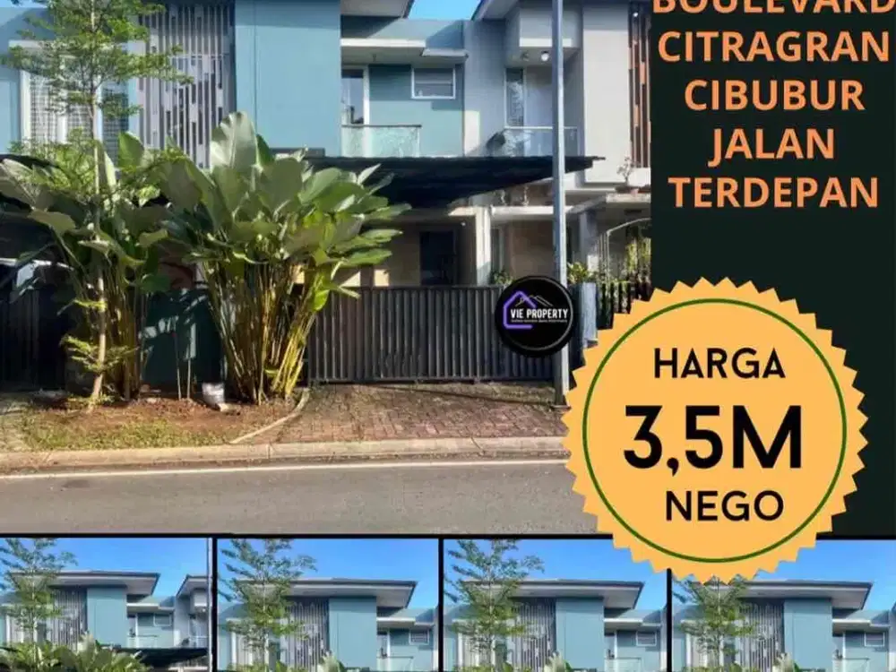Dijual rumah cantik siap huni boulevard citra gran cibubur