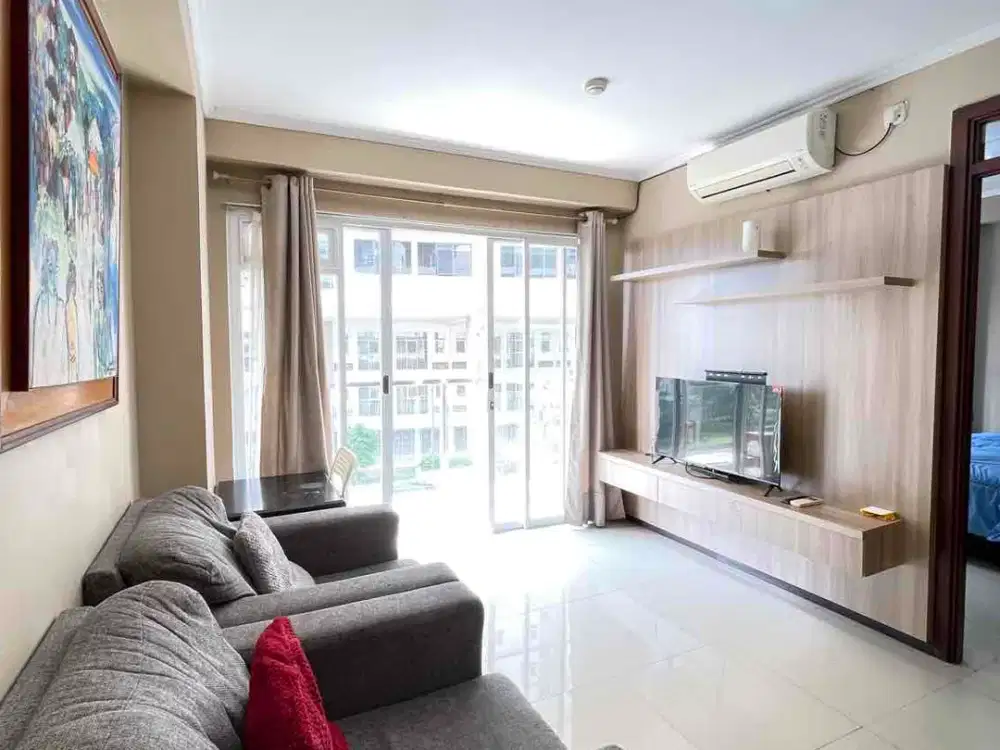 type 2br posisi hook view swimming pool di apartment gateway pasteur
