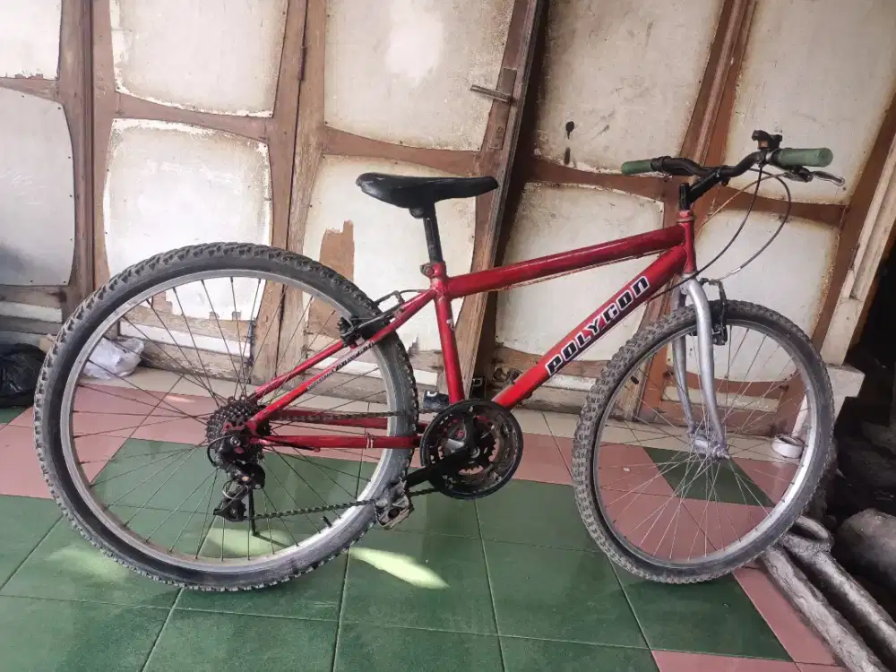 Sepeda gunung uk26 rem pakem ban tebal semua