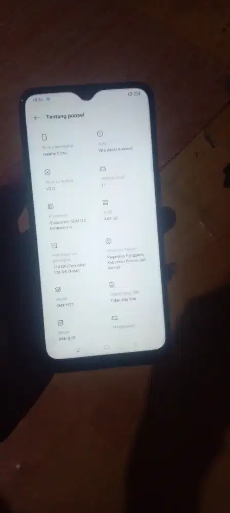 Realmi 5 pro ram 4/128