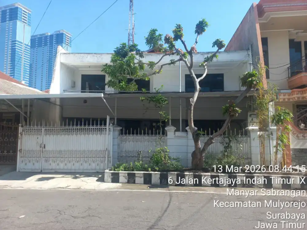 Dijual via lelang rumah kertajaya indah Timur cluster elite