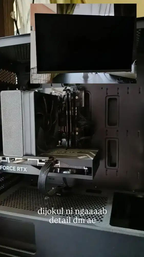 WTS BUNDLE PC GAMING IRIT DAYA + MONITOR