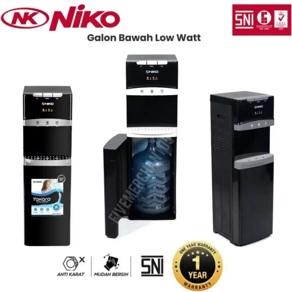 Baru NIKO TAKARA water dispenser 3 in 1 galon bawah garansi RESMI