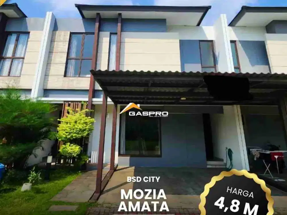 Dijual cepat Rumah Mozia Amata BSD Semi Furnished