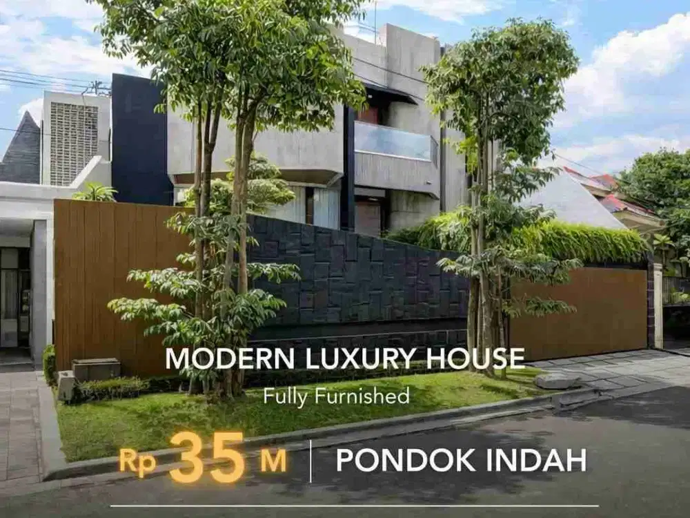 Dijual Modern Luxury House di Pondok Indah Jakarta Selatan