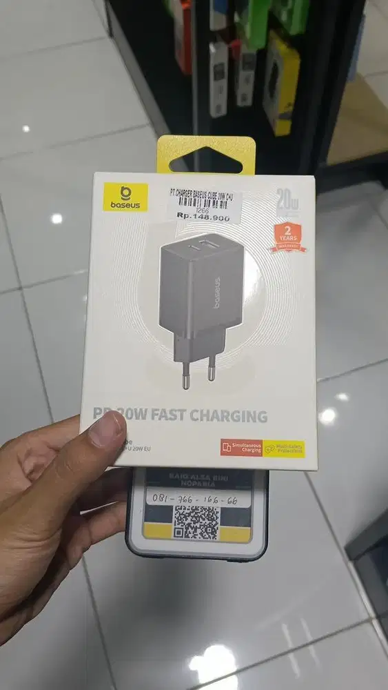 CHARGER BASEUS CUBE 20W C+U